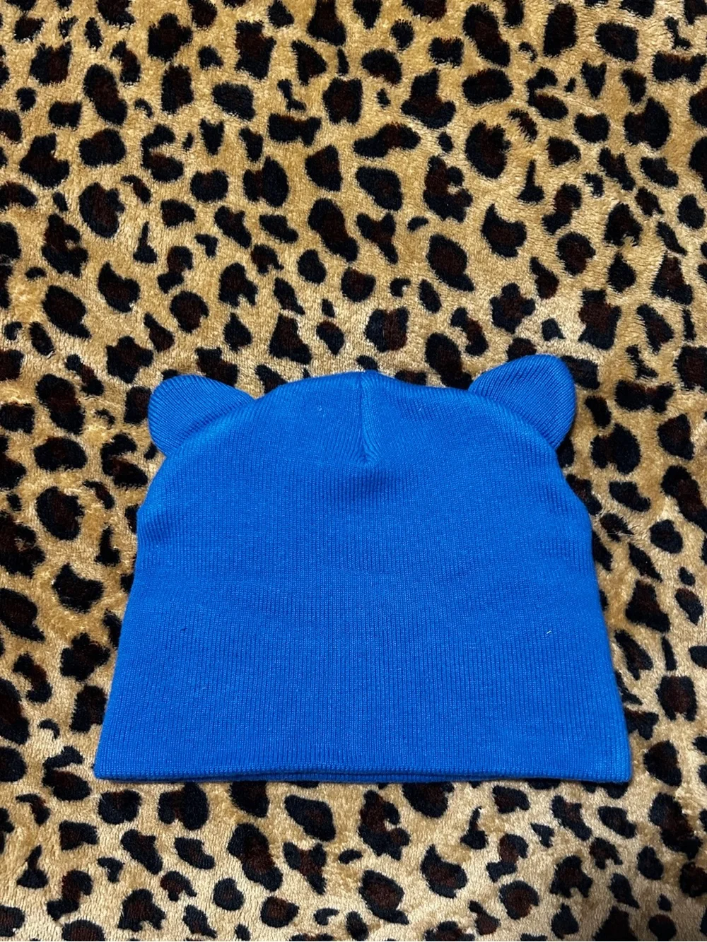 Blue Sonic Character Beanie Hat
